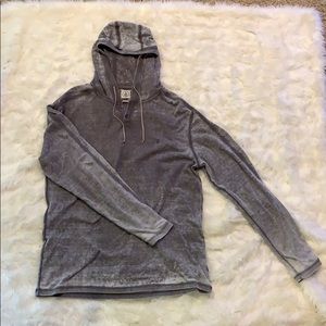 gray hoodie